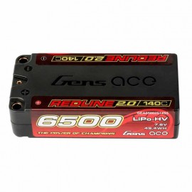 GENS ACE Redline 2.0 Shorty 2S HV 7.6V-140C-6500 96x47x25mm 230g 