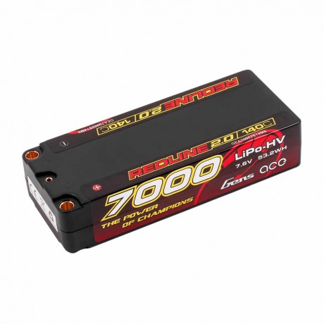 GENS ACE Redline 2.0 Mid Size 2S HV 7.6V-140C-7000 113x47x25mm 250g