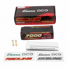 GENS ACE Redline 2.0 Mid Size 2S HV 7.6V-140C-7000 113x47x25mm 250g 