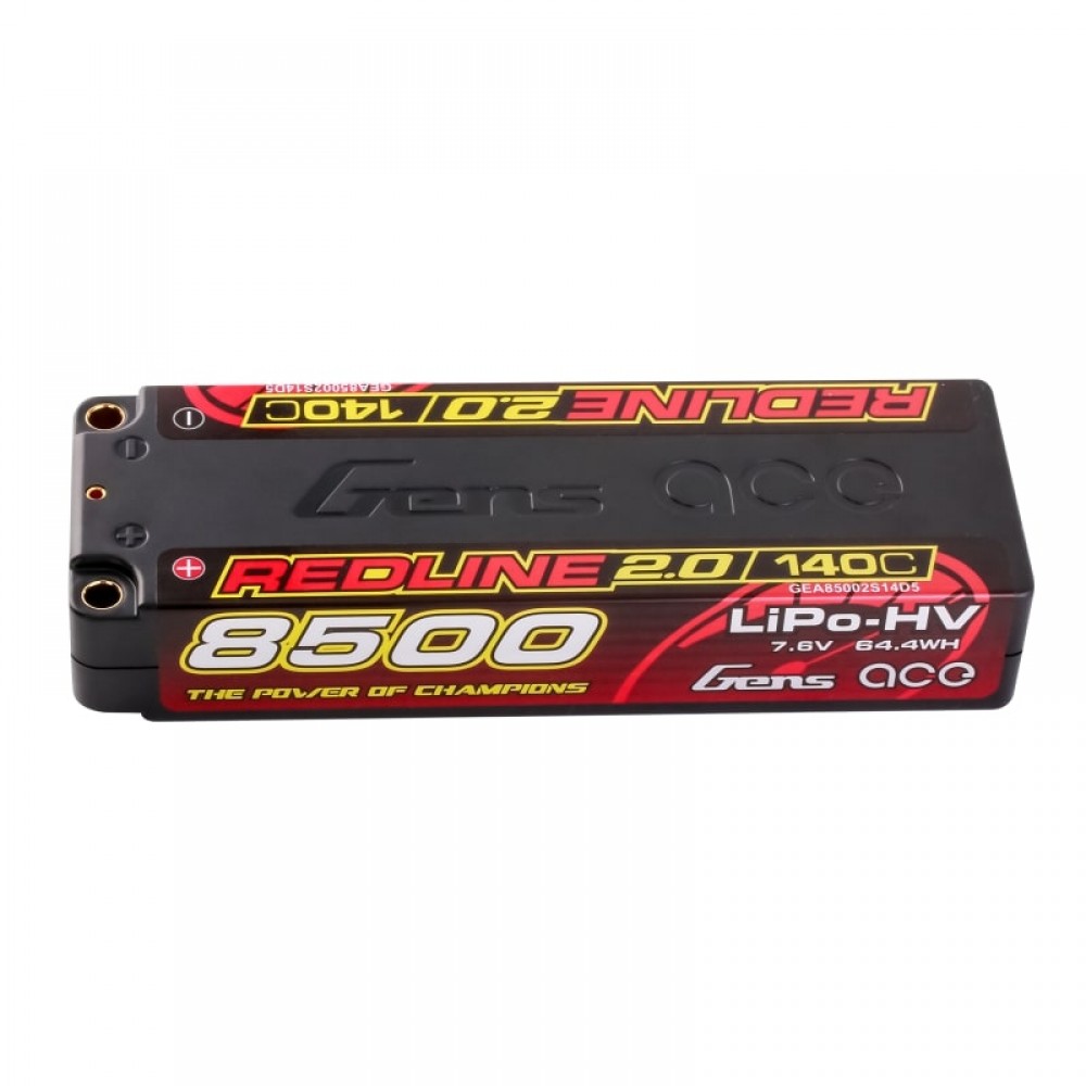 GENS ACE Redline 2.0 2S HV 7.6V-140C-8500 139x47x25mm 302g