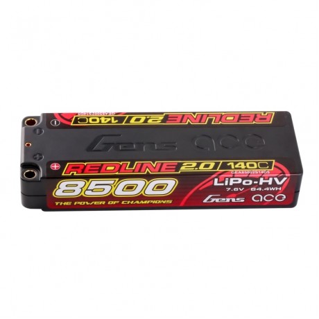 GENS ACE Redline 2.0 2S HV 7.6V-140C-8500 139x47x25mm 302g