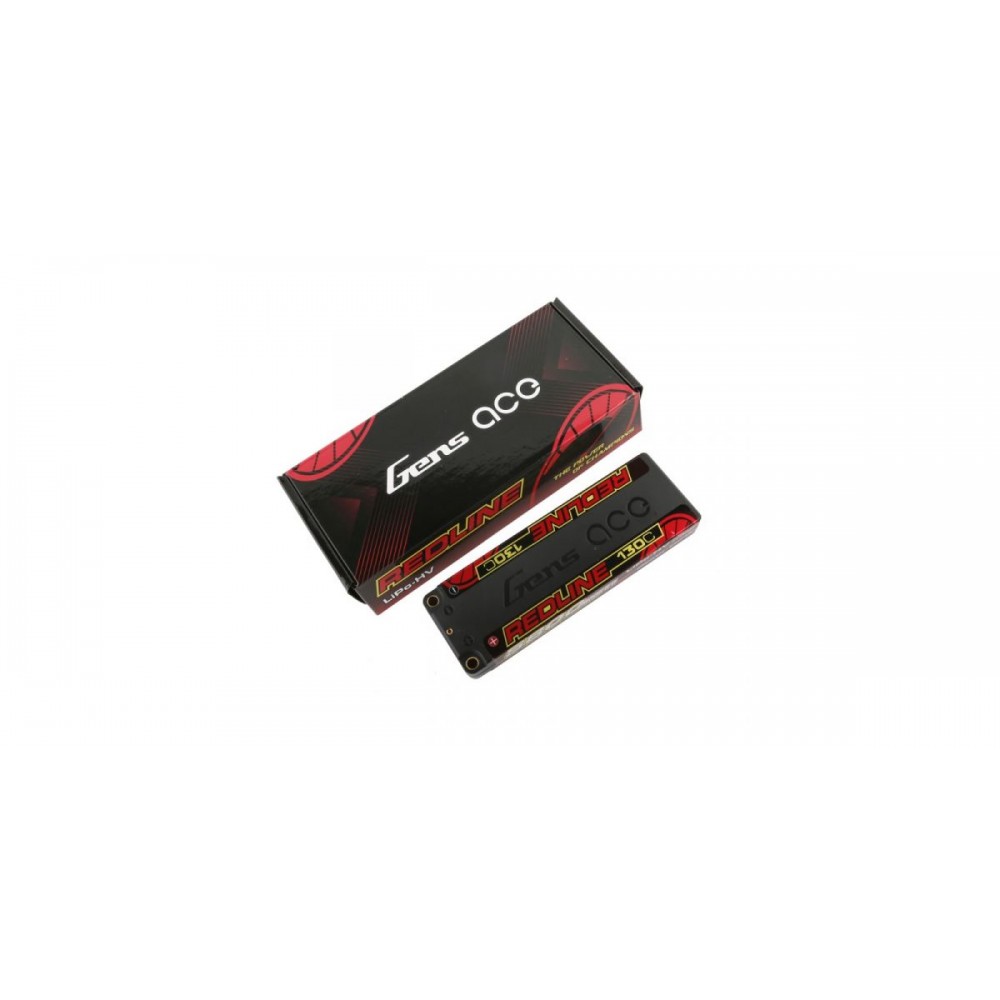 GENS ace Battery LiPo 2S HV 7.6V-130C-5800 (5mm) 139x48x19mm 225g