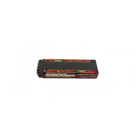 GENS ace Battery LiPo 2S HV 7.6V-130C-5800 (5mm) 139x48x19mm 225g