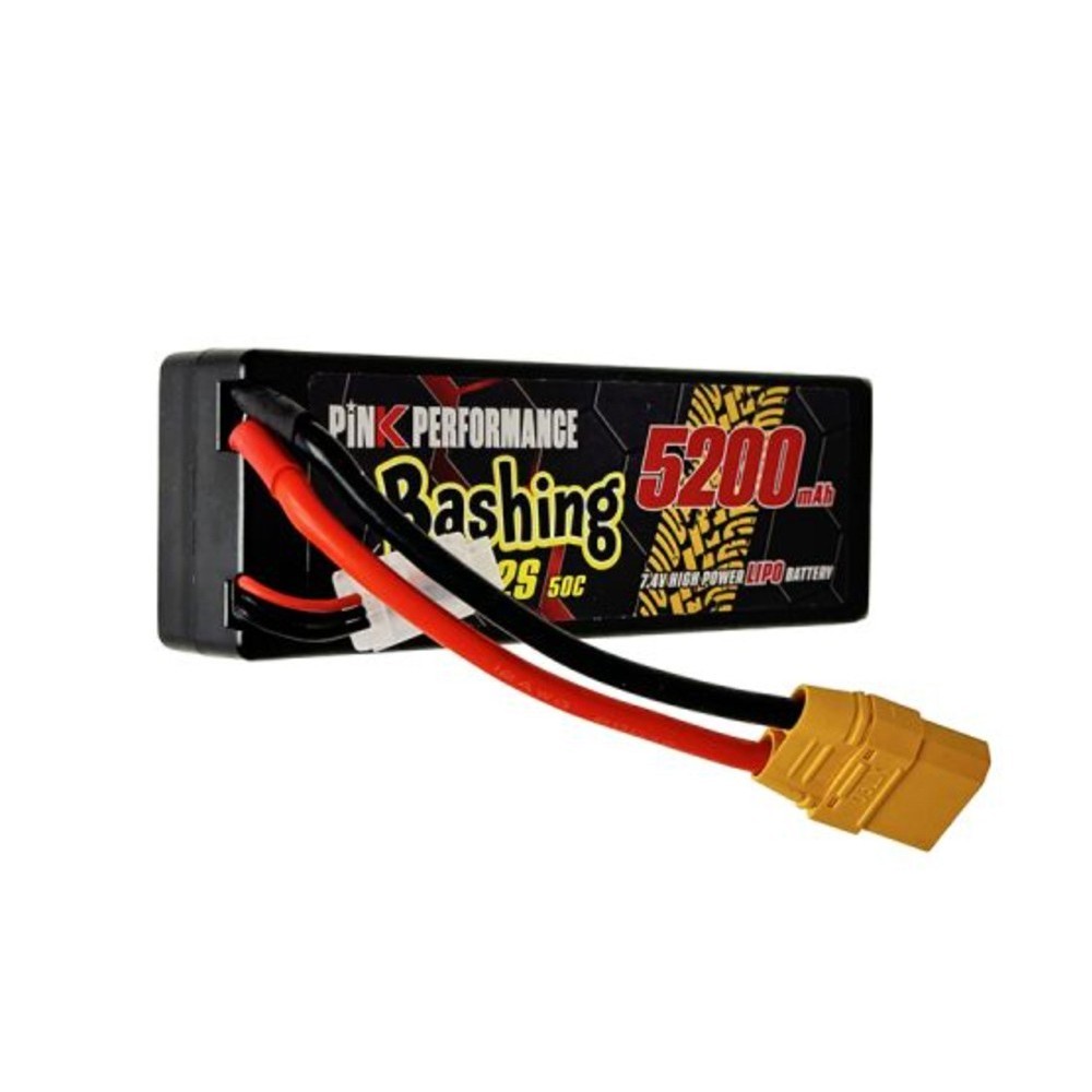 PINK Bashing LiPo 2S 7.4V-5200-50C (Multi) 139x47x25mm 310g