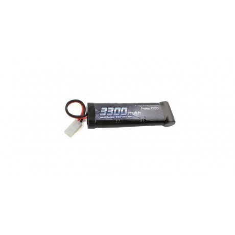 GENS ace Battery NiMh 7.2V-3300Mah (Tamiya) 142x48x25.5mm 367g