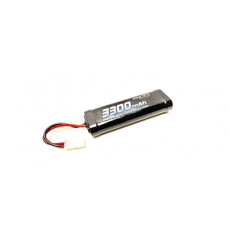 GENS ace Battery NiMh 7.2V-3300Mah (Tamiya) 142x48x25.5mm 367g