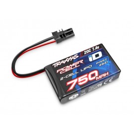 TRAXXAS 2821 LiPo Power Cell 750mAh 7.4V 2s 20C with iD connector (for 1/18 TRX-4M) 