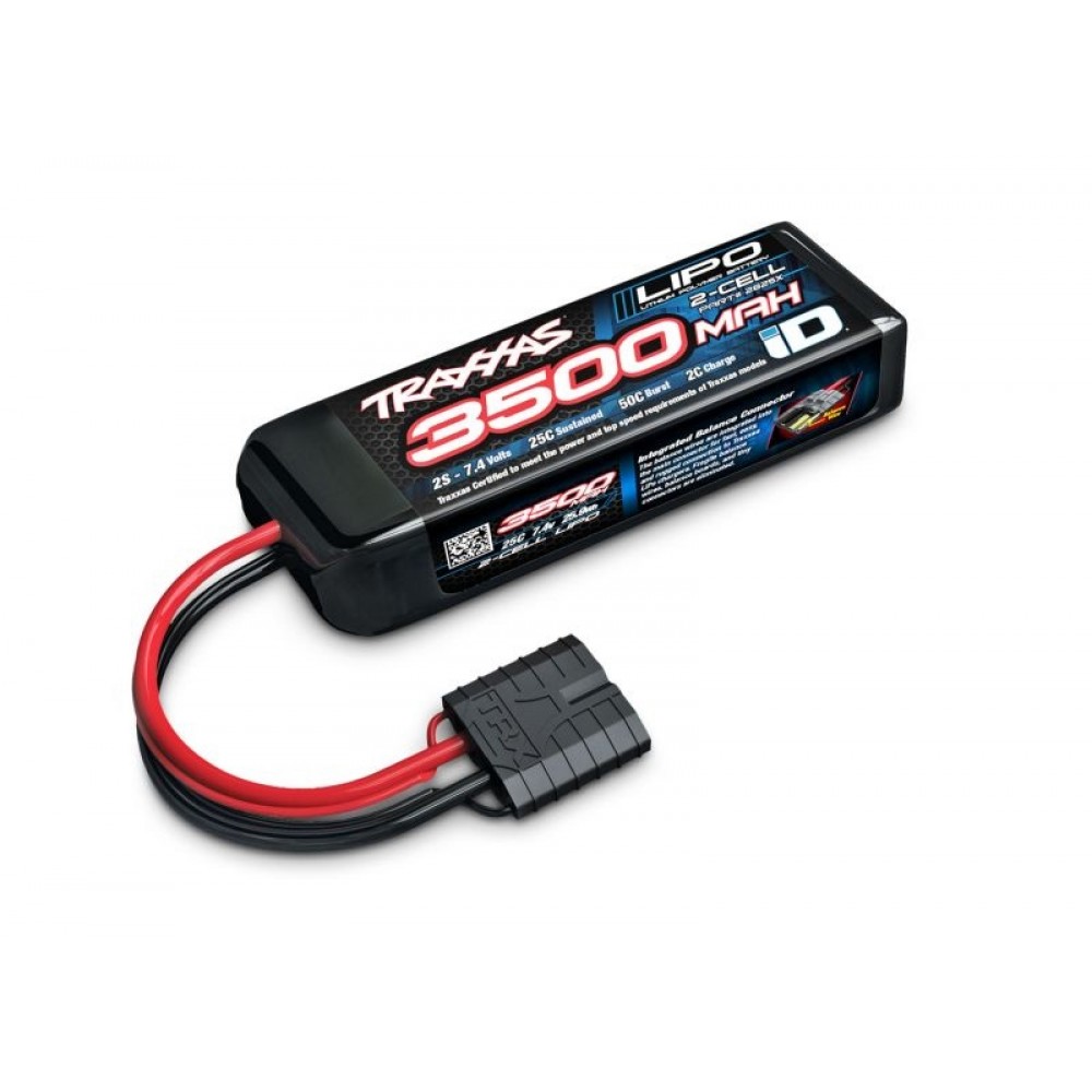 TRAXXAS 2825X 3500 mAh 7.4 Volt 2-Cell LiPo Battery