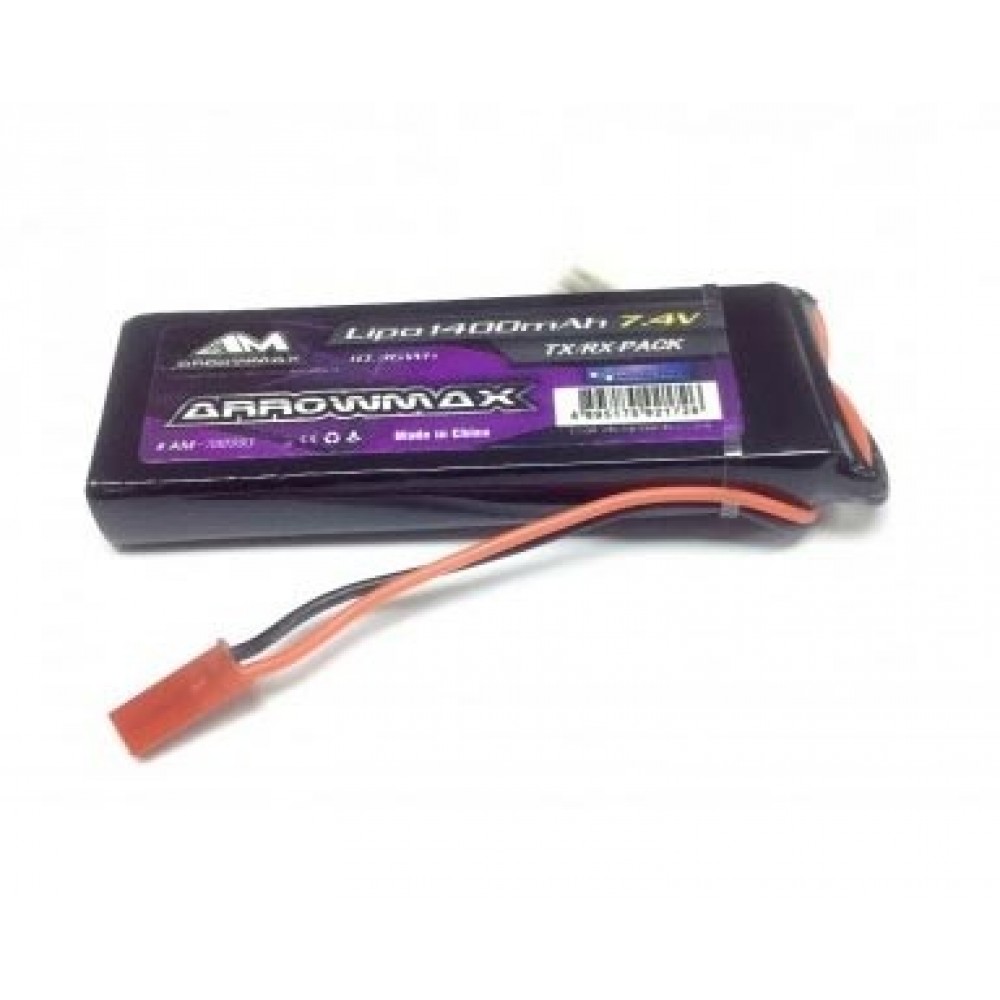 ARROWMAX LIPO RX GP 1400 (7.4V) LIPO battery