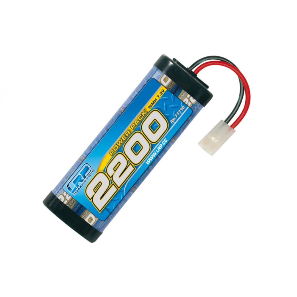 LRP POWER PACK 2200 - 7.2V - 6-CELL - TAMIYA/JST PLUG - NIMH STICK PACK