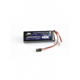 ARROWMAX Lipo 2400mAh 2S TX/RX 7.4V Flat Pack 