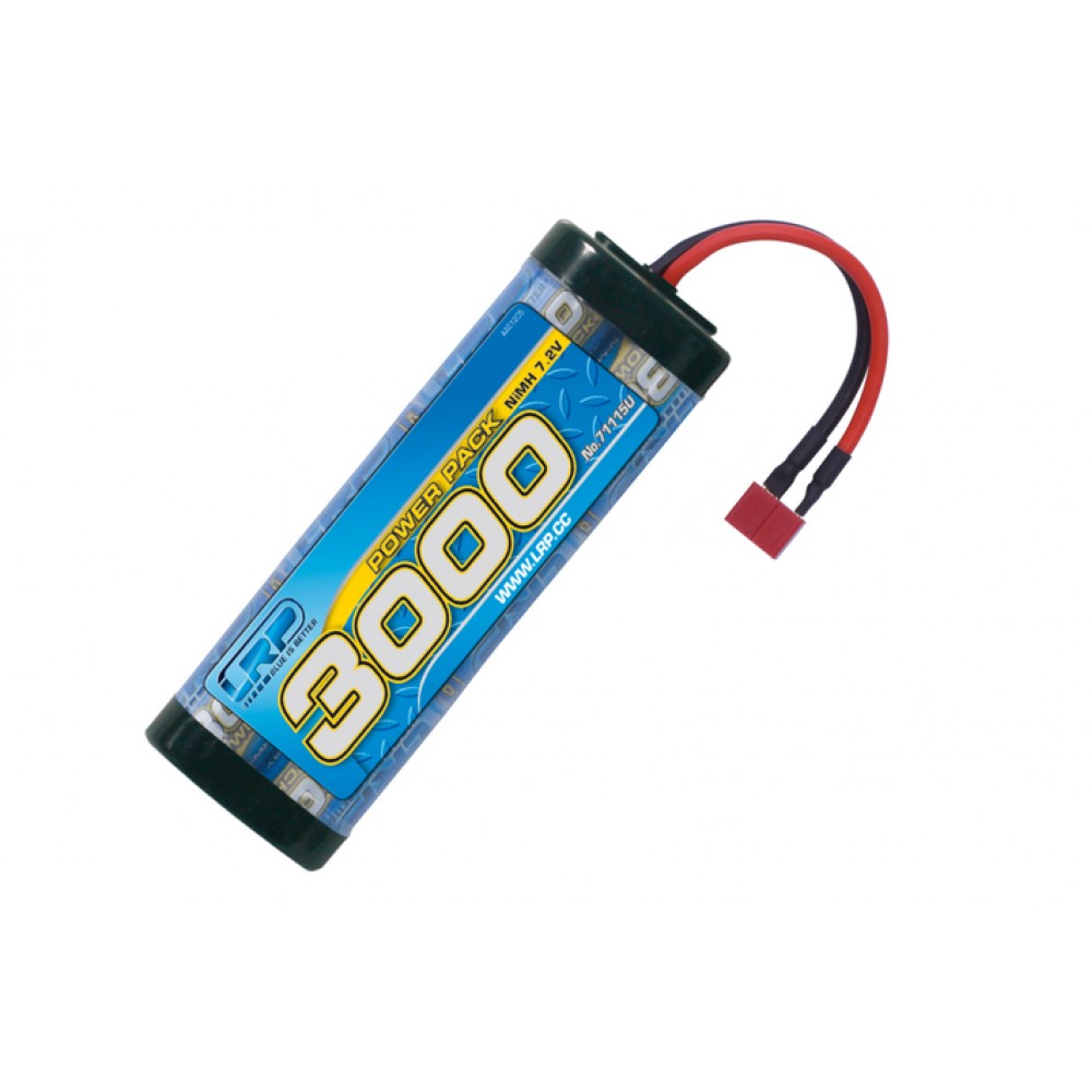 LRP Power Pack 3000 - 7.2V - 6-cell - US-style plug - NiMH Stick pack