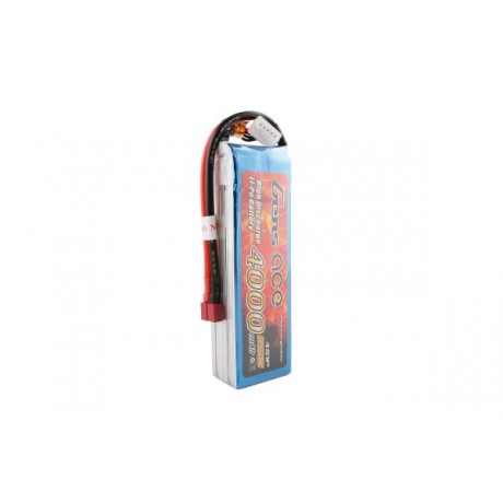 GENS ace Battery LiPo 4S 14.8V-4000-30C(Deans) 142x42x32mm 370g