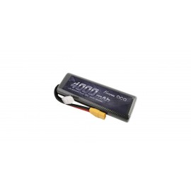 GENS ace Battery LiPo 2S 7.4V-4000-45C(XT90 Dual) 139x47x23mm 227g 