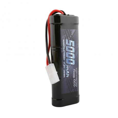 GENS ace Battery NiMh 7.2V-5000Mah (Tamiya) 135x48x25mm 420g