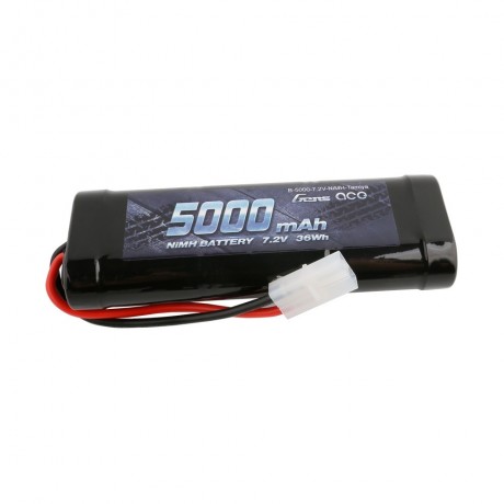 GENS ace Battery NiMh 7.2V-5000Mah (Tamiya) 135x48x25mm 420g
