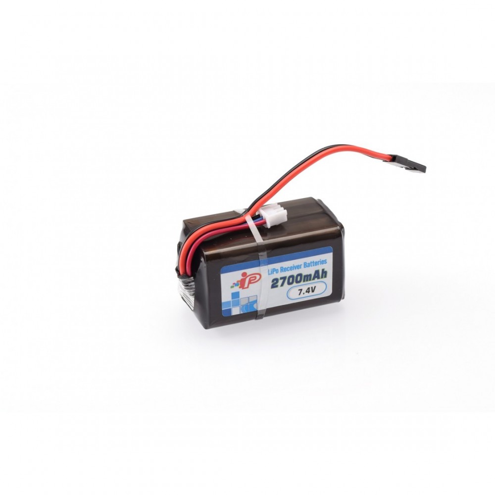 INTELLECT 2700mAh 7.4V 2S RX LiPo Hump     