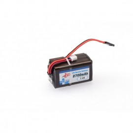 INTELLECT 2700mAh 7.4V 2S RX LiPo Hump     