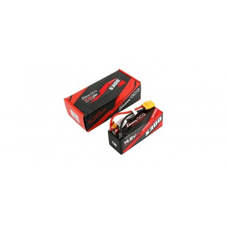 GENS ace Battery LiPo 4S 14.8V-5300-60C(XT90) 139x46x49mm 490g