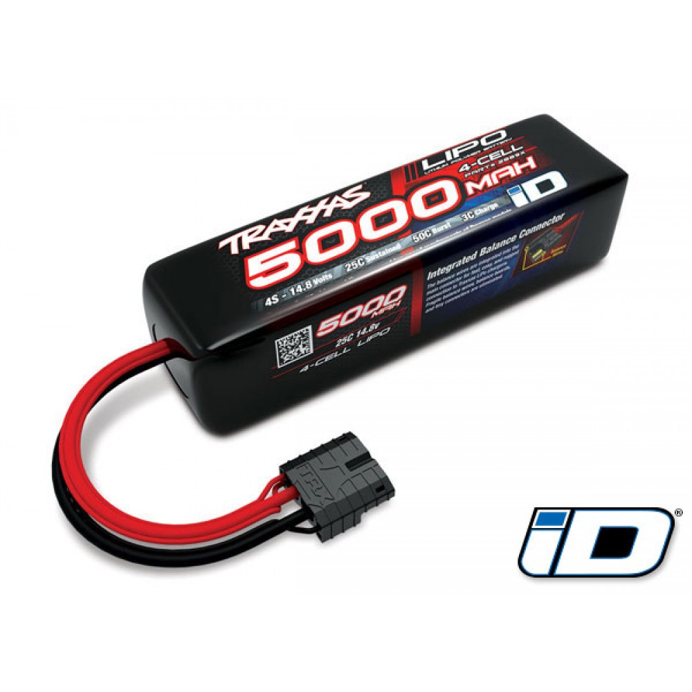 TRAXXAS 2889X 5000mAh 14.8v 4-Cell 25C LiPo Battery 