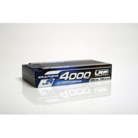 LRP HV ULTRA LCG MODIFIED SHORTY GRAPHENE-4 4000MAH HARDCASE BATTERY - 7.6V LIPO - 120C/60C - 158G 