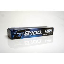 LRP HV STOCK SPEC GRAPHENE-4 8100MAH HARDCASE BATTERY - 7.6V LIPO - 135C/65C - 327G