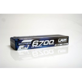 LRP HV LCG MODIFIED GRAPHENE-4 6700MAH HARDCASE BATTERY - 7.6V LIPO - 120C/60C - 274G