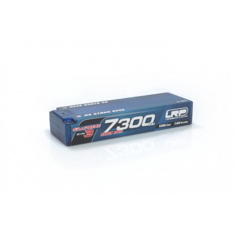 LRP HV Stock Spec GRAPHENE-3 7300mAh Hardcase battery - 7.6V LiPo - 130C/65C