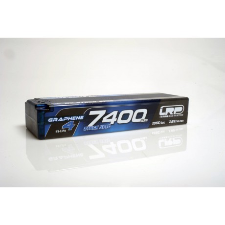 LRP - HV Stock Spec Graphene 4 - 7400mAh - 7.6V LiPo - 135C/65C - 302g