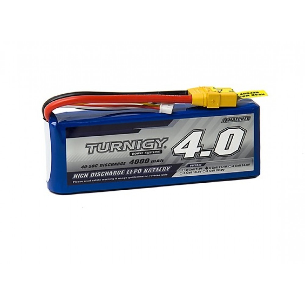 TURNIGY 4000mAh  3 cell 11.1v LI-PO