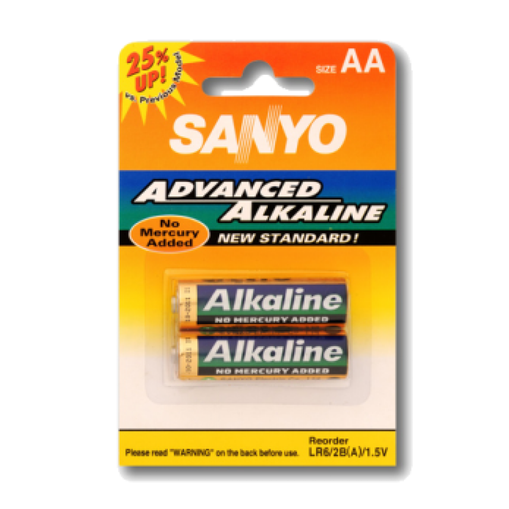 SANYO ALKALINE AA  (2pcs)