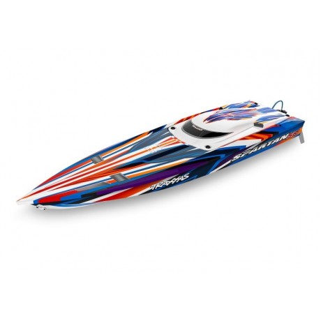 TRAXXAS SPARTAN ORANGE 2022 brushless racing boat without battery and charger 
