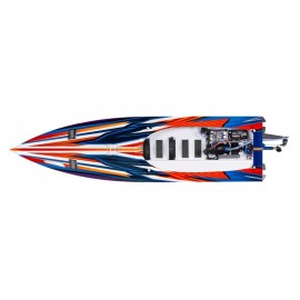 TRAXXAS SPARTAN ORANGE 2022 brushless racing boat without battery and charger  