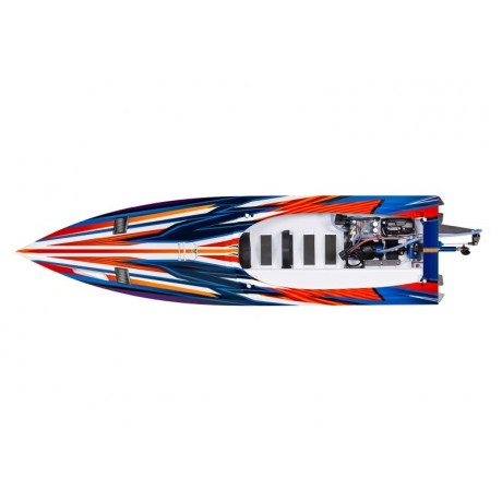 TRAXXAS SPARTAN ORANGE 2022 brushless racing boat without battery and charger 