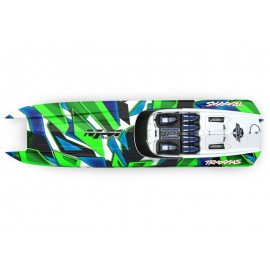 TRAXXAS DCB M41 BL-Catamaran Boot Brushless GREEN/BLUE 