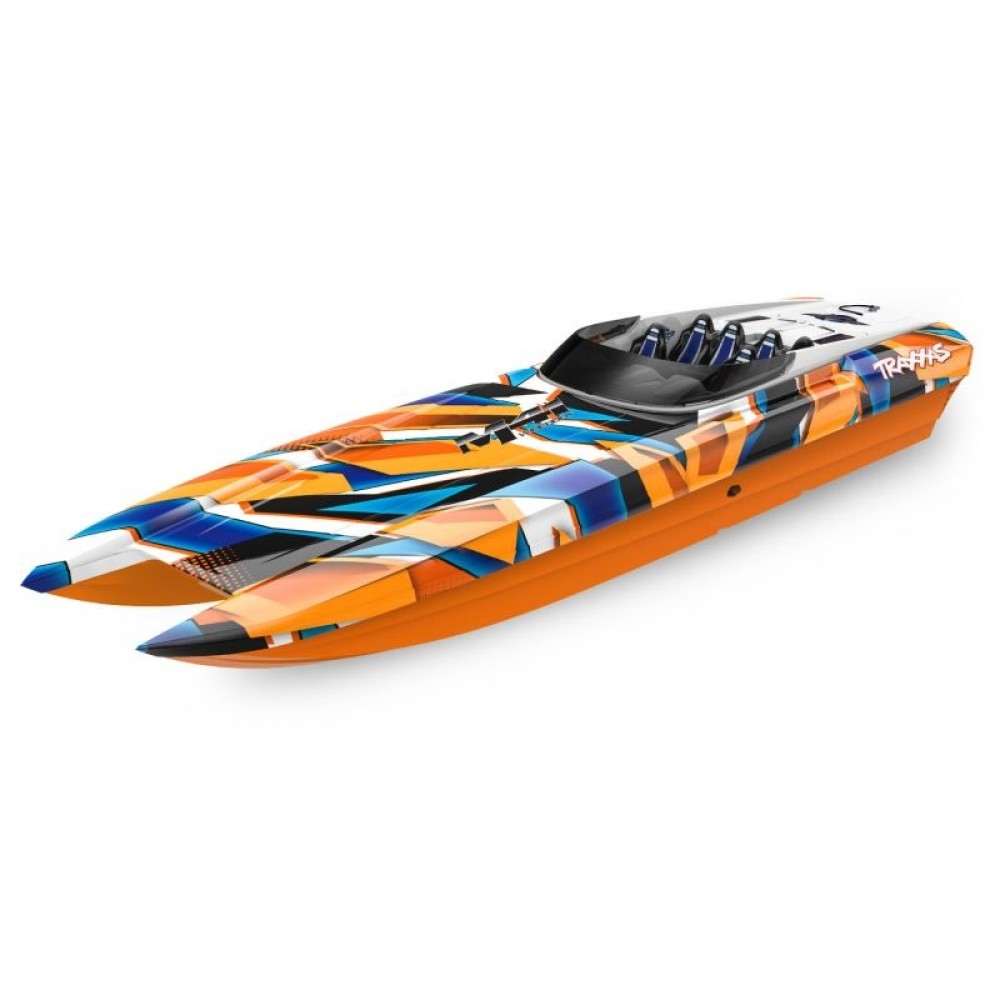 TRAXXAS DCB M41 BL-Catamaran Boot Brushless ORANGE