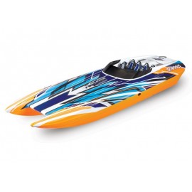 TRAXXAS DCB M41 BL-Catamaran Boot Brushless ORANGE-X 