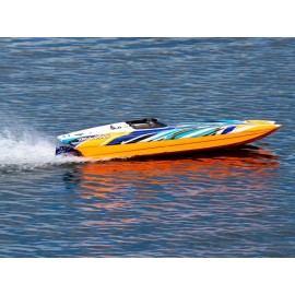 TRAXXAS DCB M41 BL-Catamaran Boot Brushless ORANGE-X 