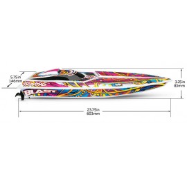TRAXXAS Blast EP Boat RTR TQ Green 