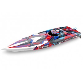 TRAXXAS SPARTAN RED brushless racing boat without battery and charger  