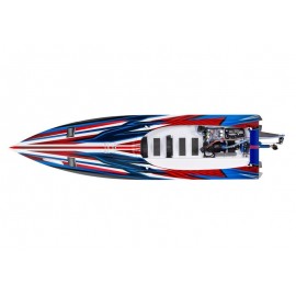 TRAXXAS SPARTAN RED brushless racing boat without battery and charger  