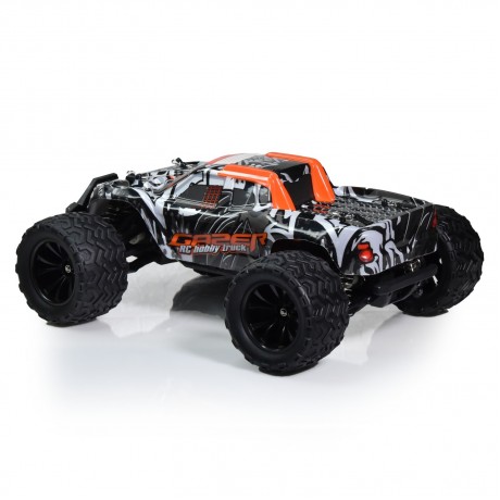 GASER 1/14th 4WD RC ELECTRIC Monster Truck BLACK/ORANGE