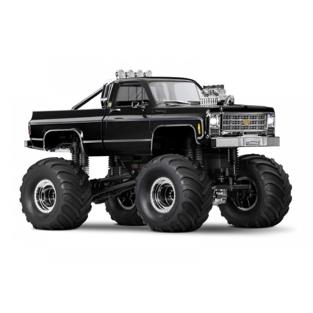 TRAXXAS TRX-4MT Chevy K10 4x4 BLACK 1/18 Monster Truck RTR Brushed, with battery and USB charger