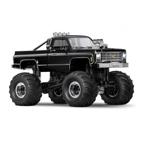 TRAXXAS TRX-4MT Chevy K10 4x4 BLACK 1/18 Monster Truck RTR Brushed, with battery and USB charger