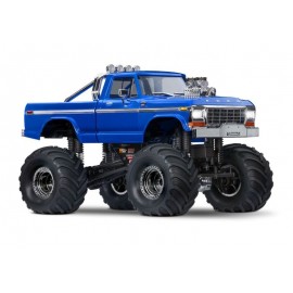 TRAXXAS TRX-4MT Ford F150 4x4 blue 1/18 Monster Truck RTR Brushed, with battery and USB charger 