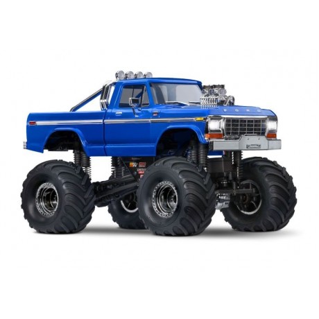 TRAXXAS TRX-4MT Ford F150 4x4 blue 1/18 Monster Truck RTR Brushed, with battery and USB charger