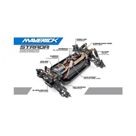 MAVERICK STRADA XT 1/10 ELECTRIC TRUGGY