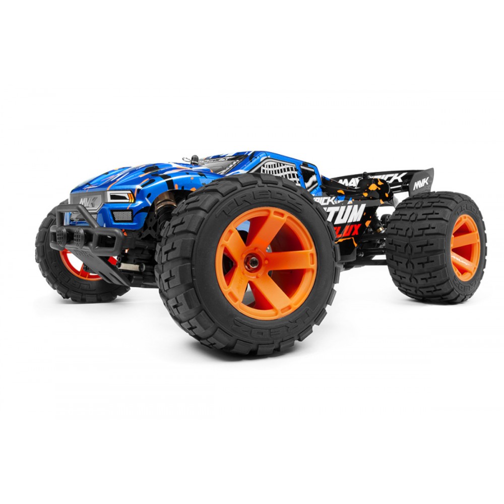 MAVERICK QUANTUM XT FLUX 80A 1/10 4WD BRUSHLESS STADIUM TRUCK BLUE / ORANGE