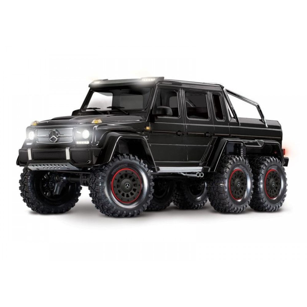 TRAXXAS Mercedes-Benz G63 AMG 6x6 RTR Licht 1/10 Scale-Crawler Brushed BLACK