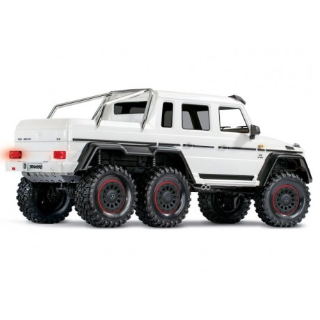 TRAXXAS Mercedes-Benz G63 AMG 6x6 RTR Licht 1/10 Scale-Crawler Brushed WHITE